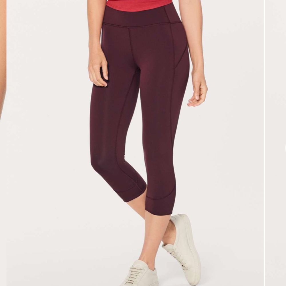 Lululemon In Movement Garnet Sz 4